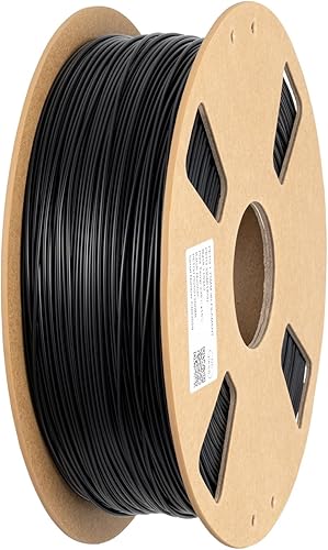 Impresión material negra del filamento 5.7 ft m 2.2 lbs 3D de PETG de la impresora 3D