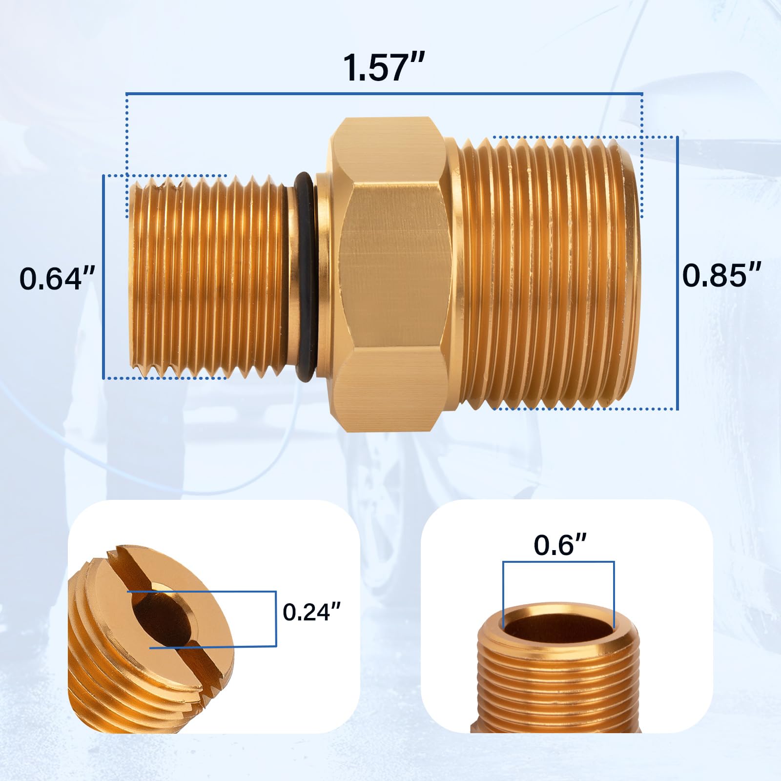 Amazon.com: Sconva 7106686 Outlet Connector for Simpson Pressure