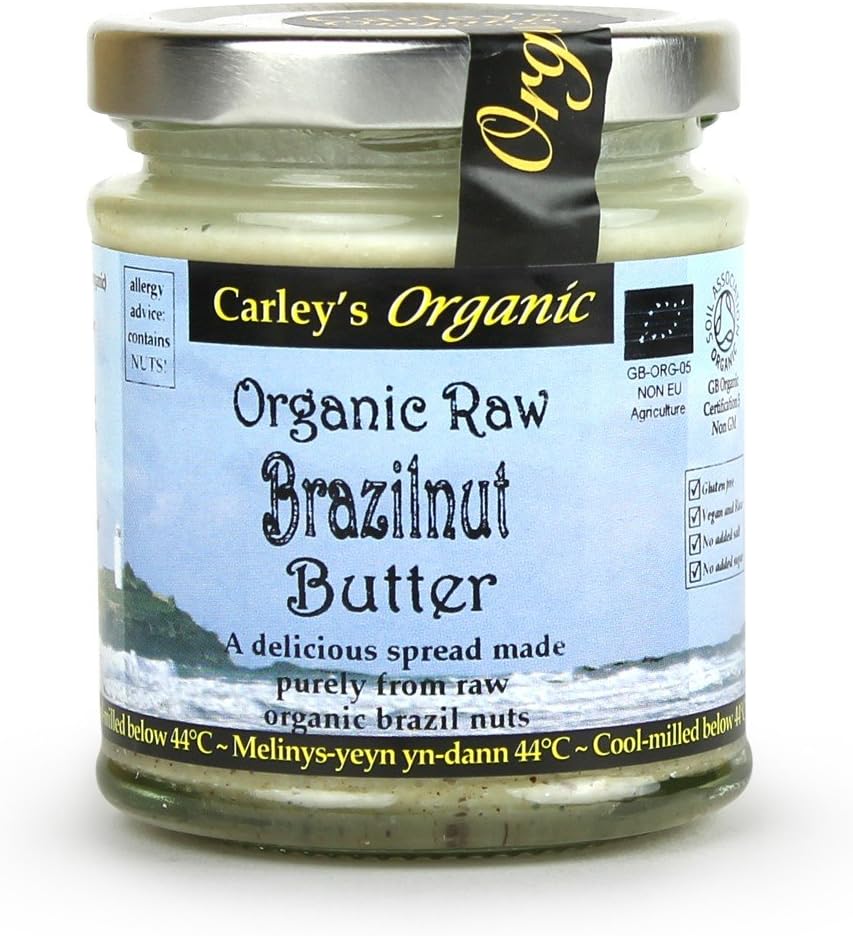 Carley'sCarley's - Organic Raw Brazil Nut Butter - 170gSoil AssociationSoil AssociationSoil Association