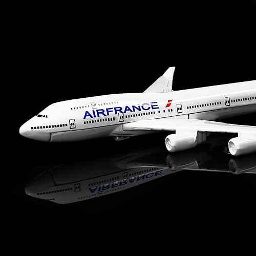 Miniatura 4 de 24-Hours Air France Plane B747 Aleación Metal Avión Modelos Die-cast 1400