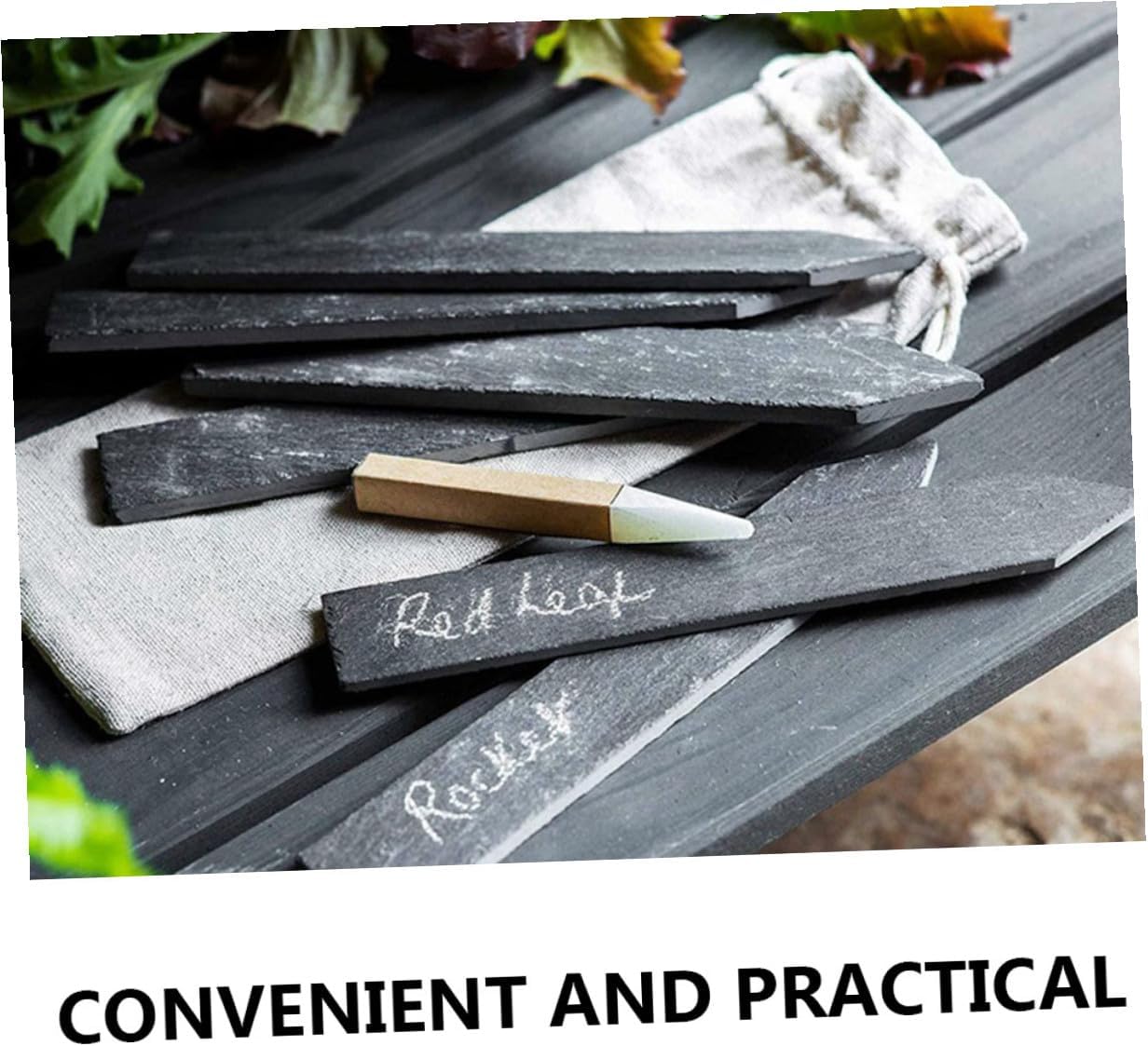 VICASKY 12pcs Weather-Resistant Plant Nursery Labels Double-Sided Writable Garden Markers for Indoor Outdoor Flower Beds Pots and Planters Reusable Plant Tags for Flowers Vegetables and