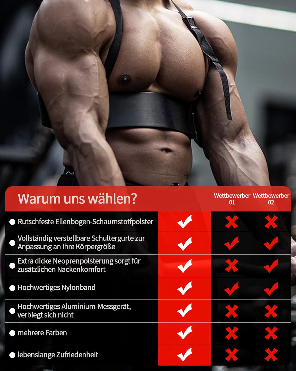Fitness bicipiti isolante, bicipiti, attrezzo per allenamento muscolare, allenamento bicipiti, adatto per fitness e allenamento di forza come sollevamento pesi