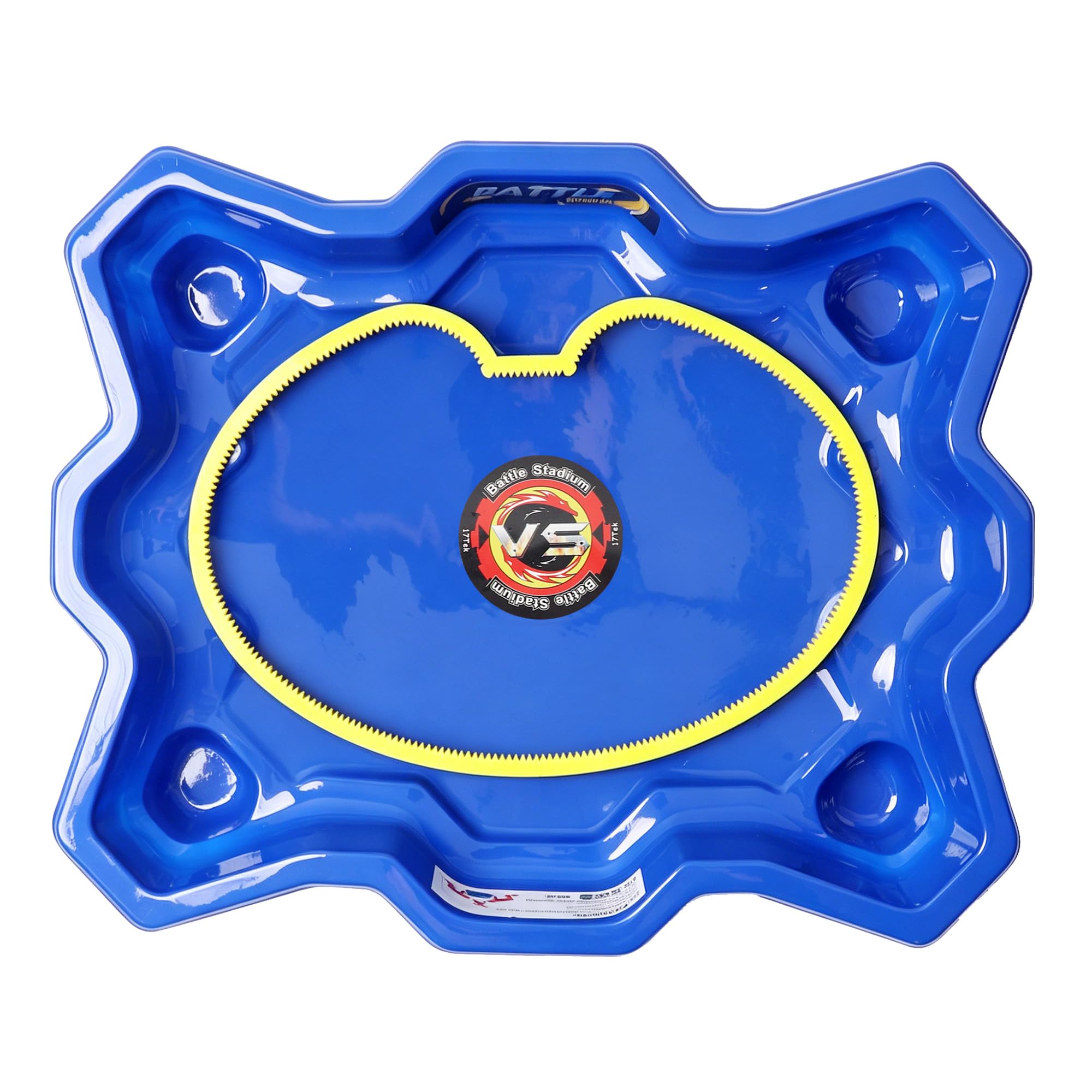 Photo 1 of 17Tek X Stadium Battle Arena Training Ground for Spinning-Top Toys Battle Game (Blue)