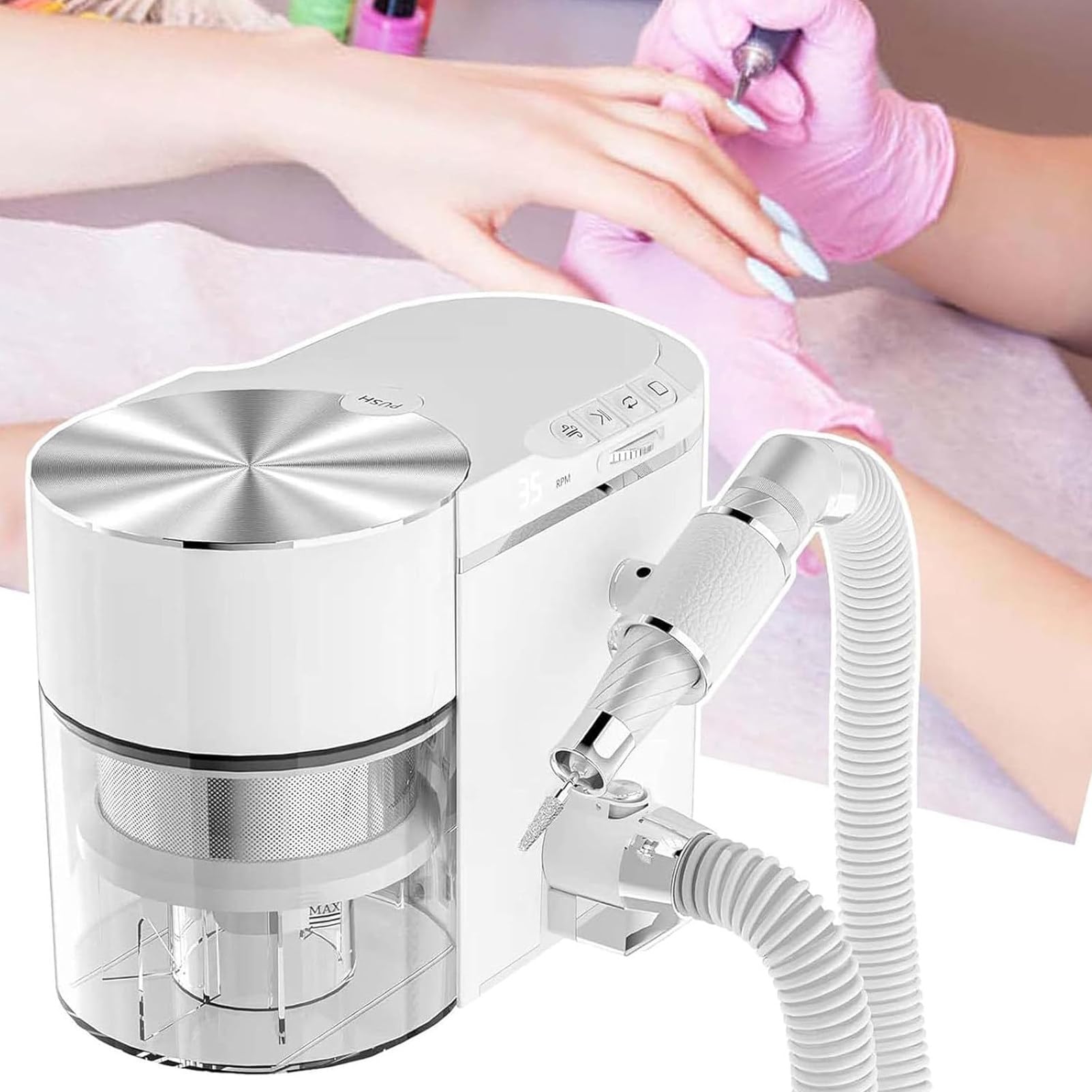 Ponceuse à ongles moteur sans balais machine manucure pédicure 30000 TR/Min