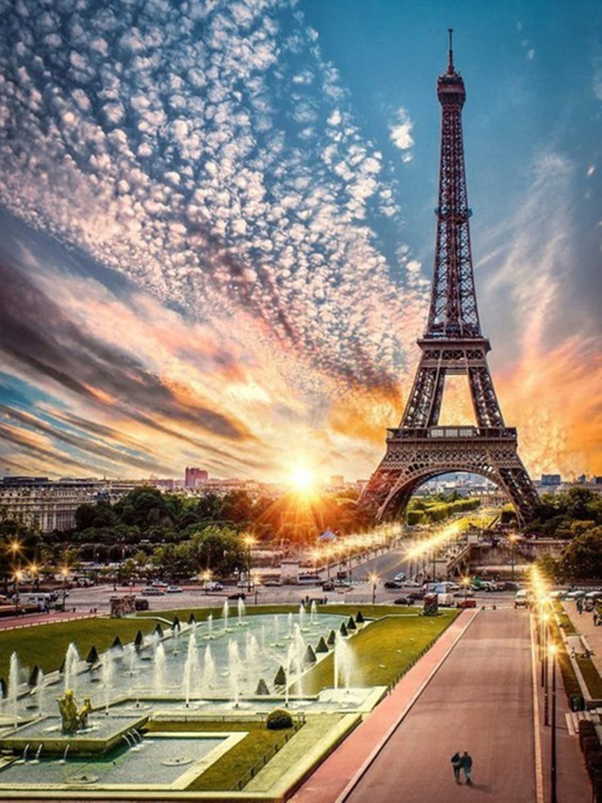 Puzzle 1000 pièces Tour Eiffel en bois pour adulte et enfant décoratif