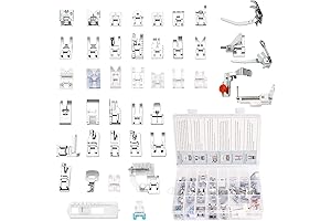 42-Piece Presser Foot Set for Brother, Babylock, Singer, and More
