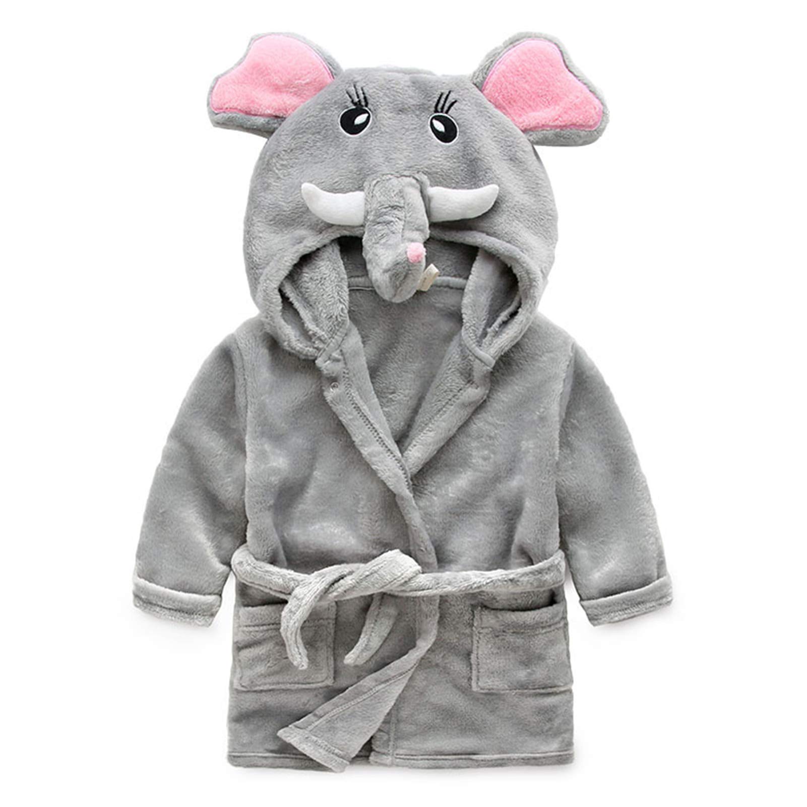 Vestaglia Da Uomo In Pile Con Cappuccio A Forma Di Muso Di Animale, Taglie Da M A 2XL Lupo L