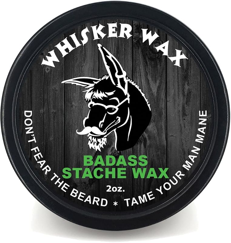 Badass Beard Care Cera para Bigode, Fixação média, 56 g