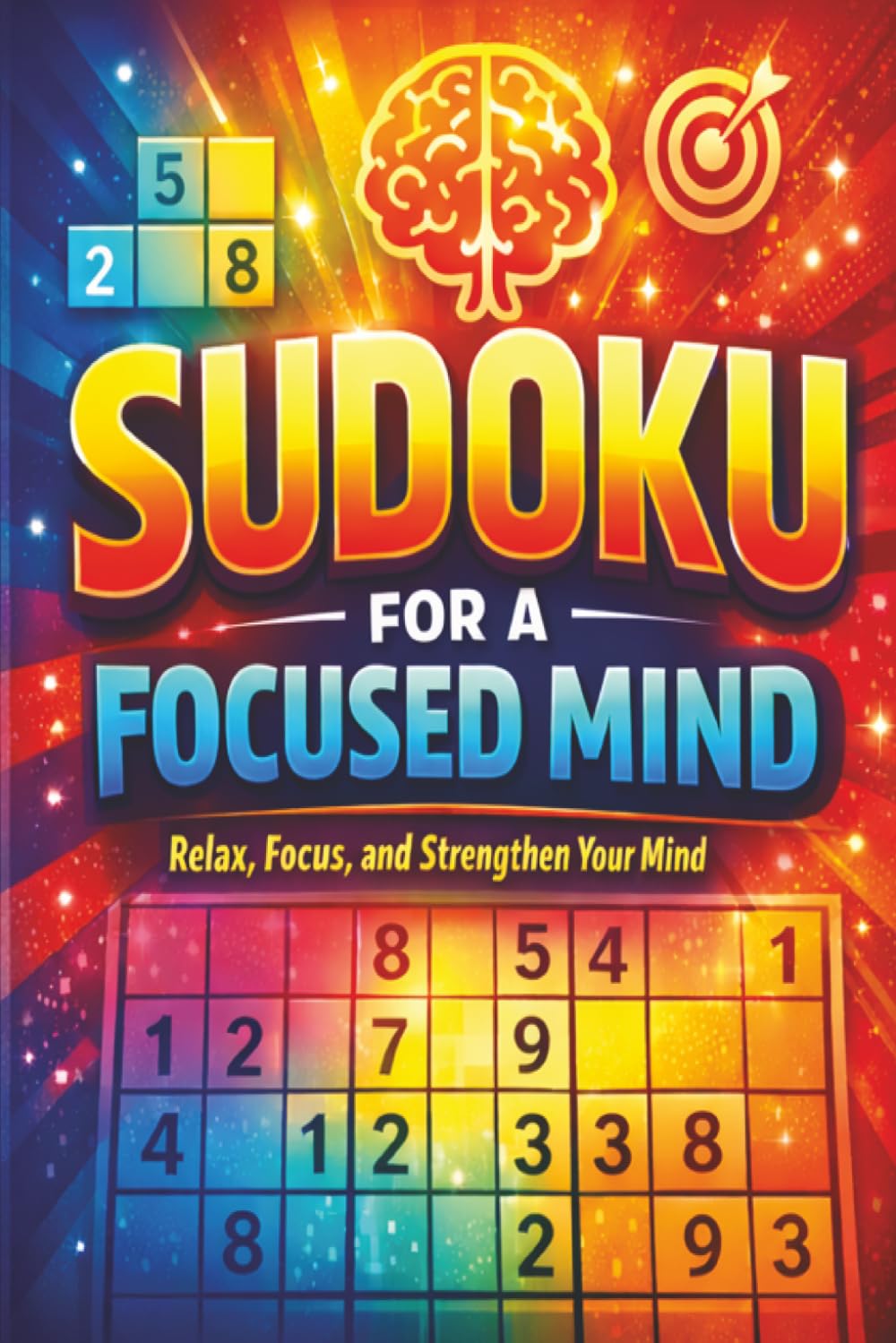 Sudoku for a Focused Mind: 55 Sudoku Puzzles with Motivational Quotes to Improve Focus, Boost Brain Power, Relieve Stress, and Build Mental Clarity