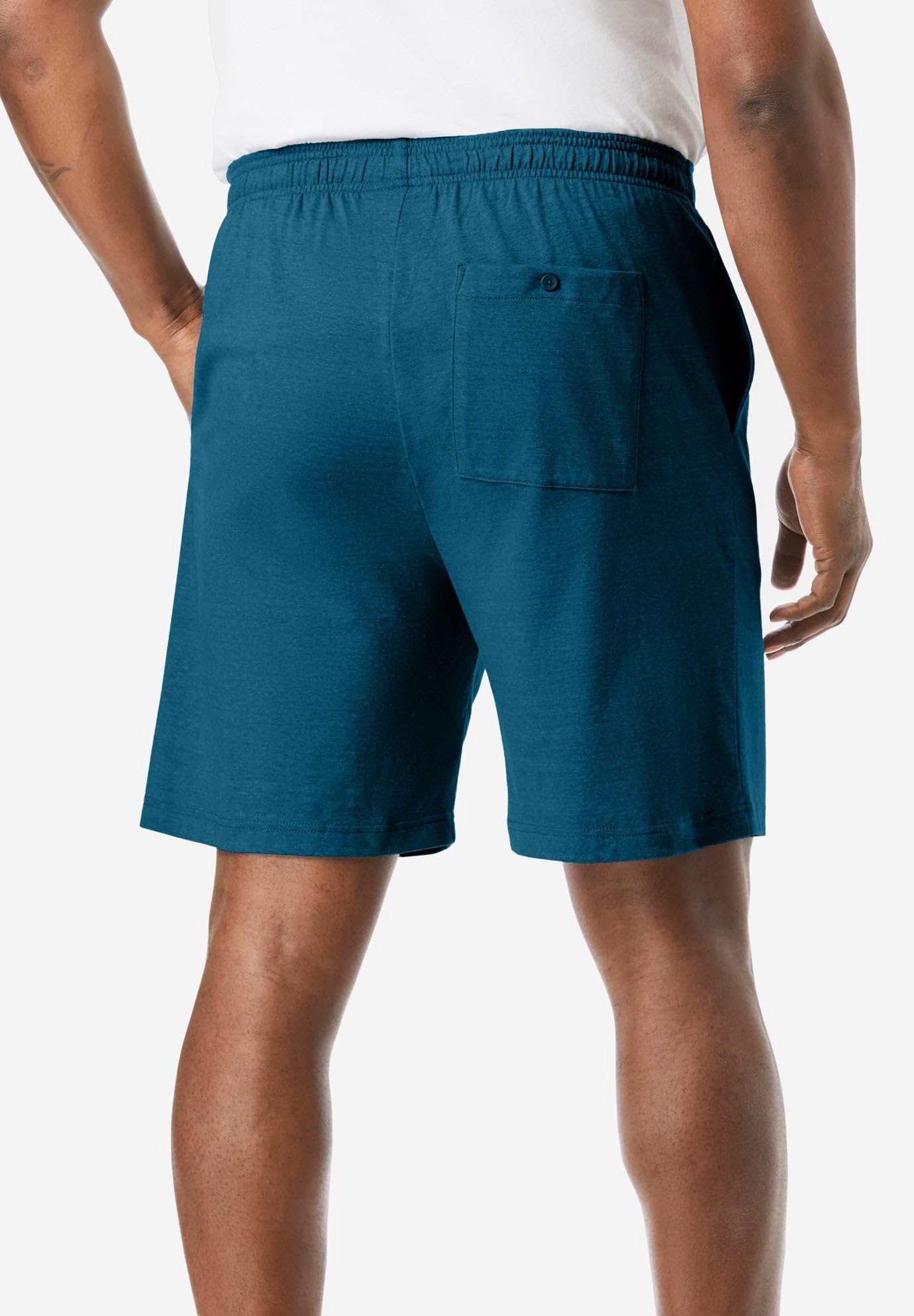 KingSize Short léger en jersey pour homme - vert - 5XL