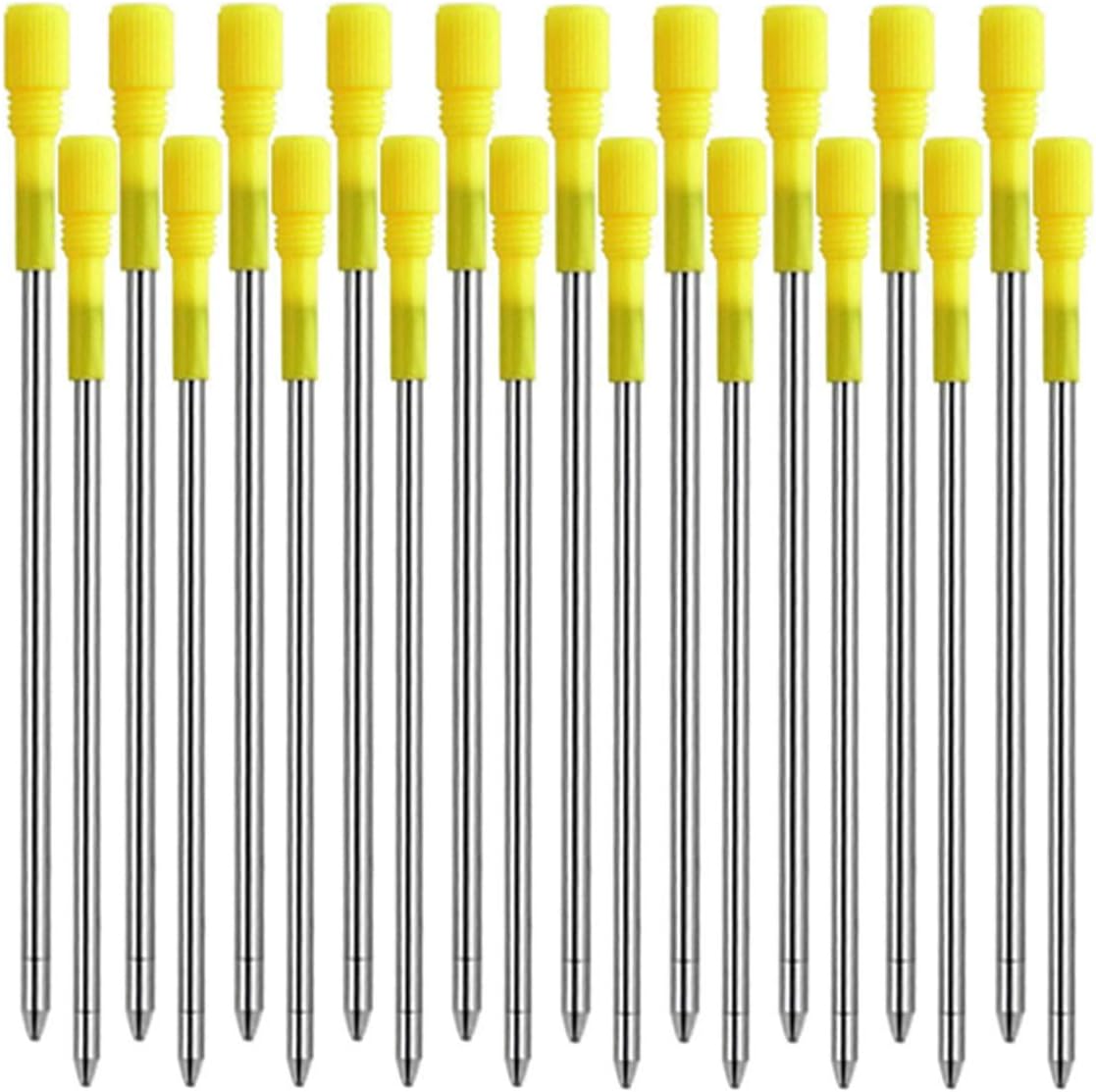 PASISIBICK 3.2 in Black Ink Ballpoint Pen Refills for Metal Diamond Pen(Pack of 20)