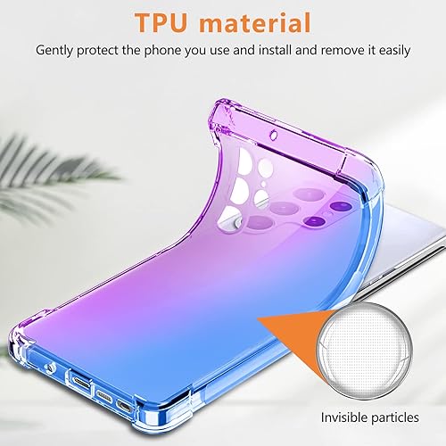 Miniatura 4 de YDIHIHO Funda para Motorola Moto G Power 2022 Gradient Cubierta transparente de TPU suave antideslizante sin amarillamiento para Motorola Moto G