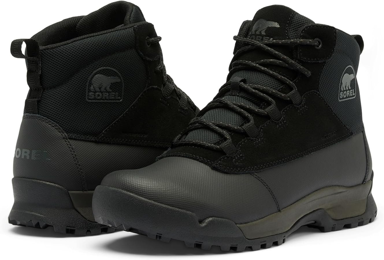 SOREL - Men\'s Size US 10.5 Buxton Lace Waterproof Winter Boot Black Amazon.com | SOREL Men main image 2