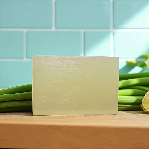 Miniatura 2 de Barra de champú aroma a limoncillo de vainilla. Champú sólido con aceite de argán natural, proteína de seda, raíz de malvavisco y miel. Cuidado del