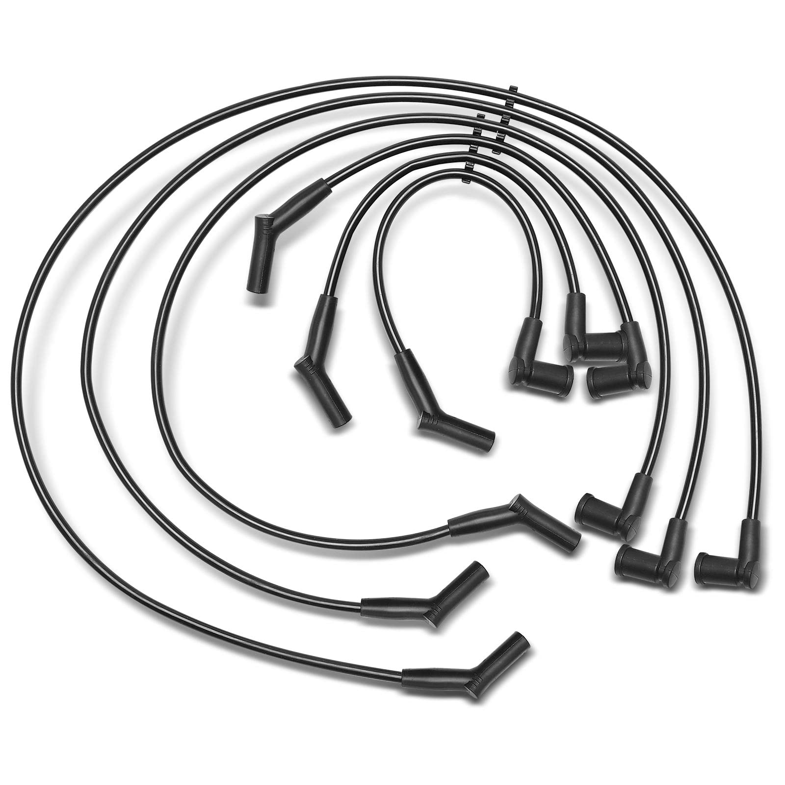 A-Premium 6Pcs Spark Plug Wire Set Compatible with Ford Mustang 2001 2002 2003 2004, 3.8L 3.9L, Replace# 671-6108