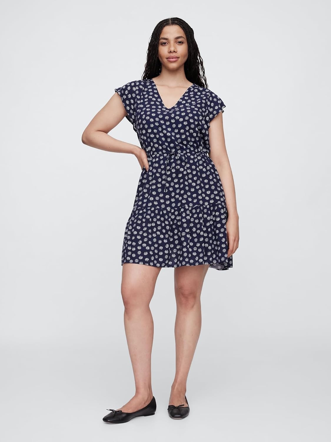 Gap Womens Tie Waist Mini Dress - Image 4