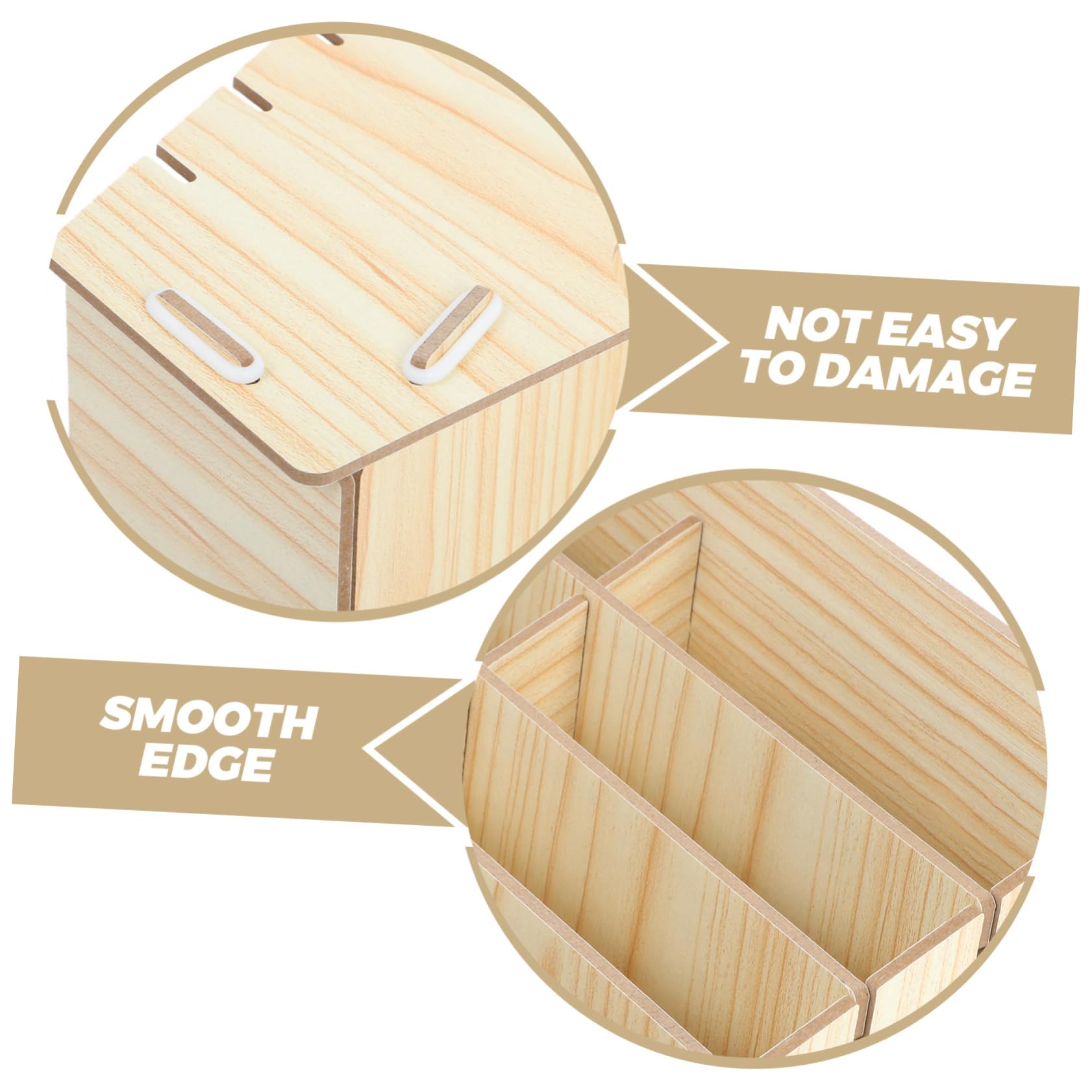 Caja Organizadora de Madera 45 Compartimentos, Organizador Escritorio