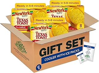Salutem Vita – Real Garlic Texas Toast, Frozen Bread Gift Set, 11.25 oz – Pack of 6