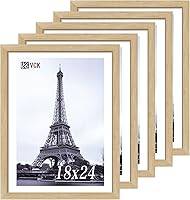 Vista 39 de VCK Marco para póster con plexiglás pulido, juego de 5 formatos horizontal y vertical, incluye piezas metálicas para colgar, 18 x 24 pulgadas