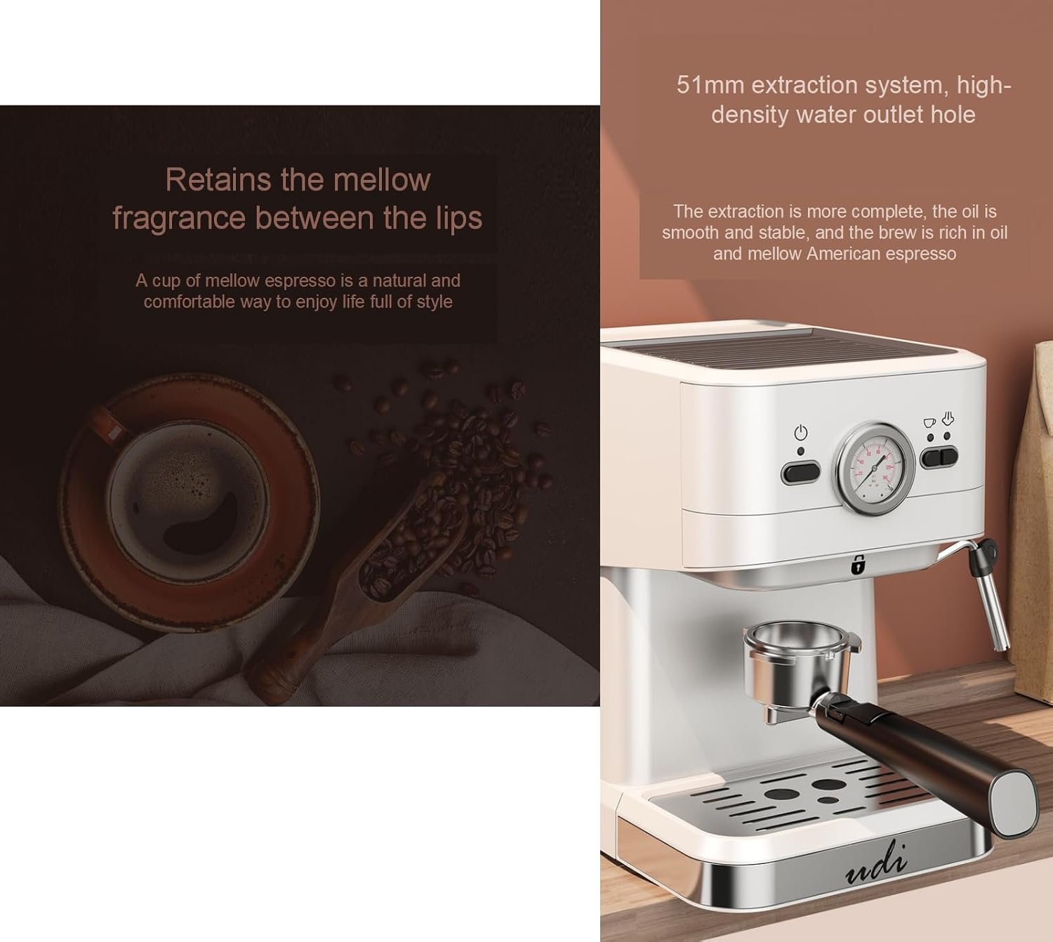 Cafe Premier Series All-in-One Coffee Machine, Espresso, Cold Brew, Grinder, Frother, Silver, Refurbished
