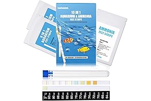10-in-1 Ammonia Test Kit for Aquariums - Complete Aquarium Ammonia Test