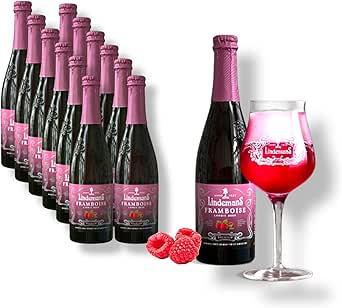 12 x 0,25l Lindemans Framboise - fruchtiges Lambic- Bier aus Belgien