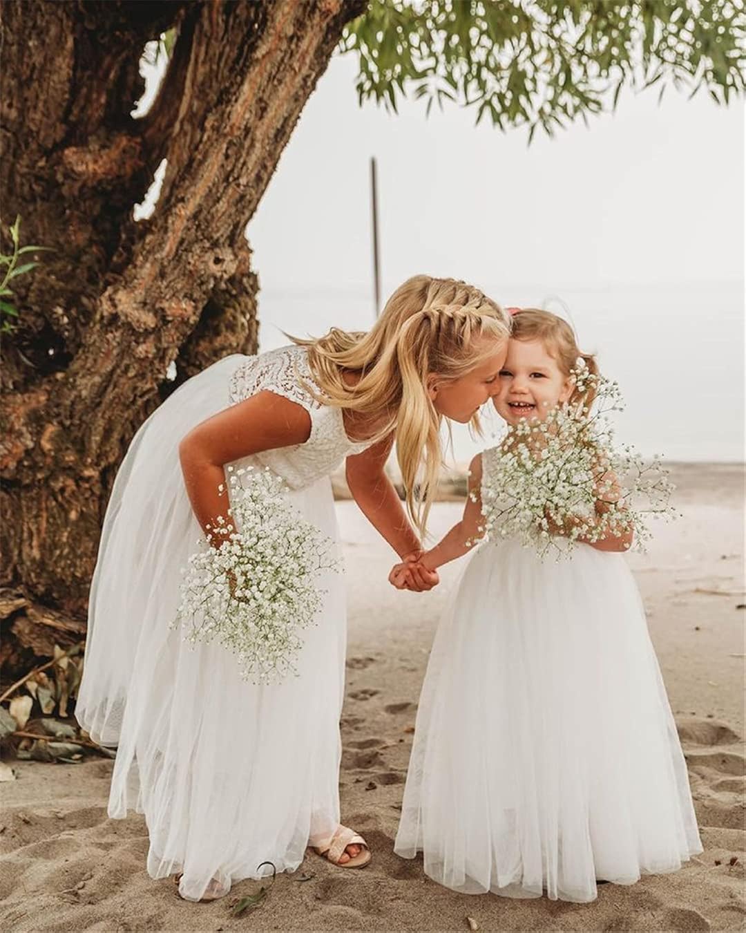 2Bunnies Girl Peony Lace Back A-Line Straight Tutu Tulle Party Flower Girl: Clothing, Shoes & Jewelry