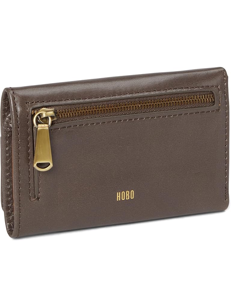 Brown HOBO Jill Trifold Wallet