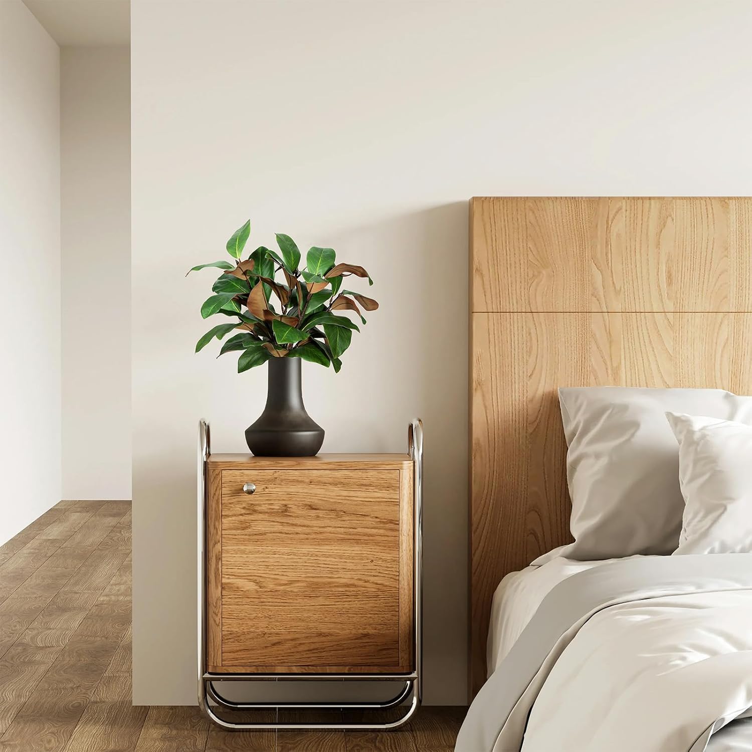 Artificial Magnolia Leaves Branches Fake 3D Magnolia Pick Faux Greenery Stems Leaves for Indoor Outdoor Vase Filling Home Office Table Decoration (6Pcs, 18'') - Image 4