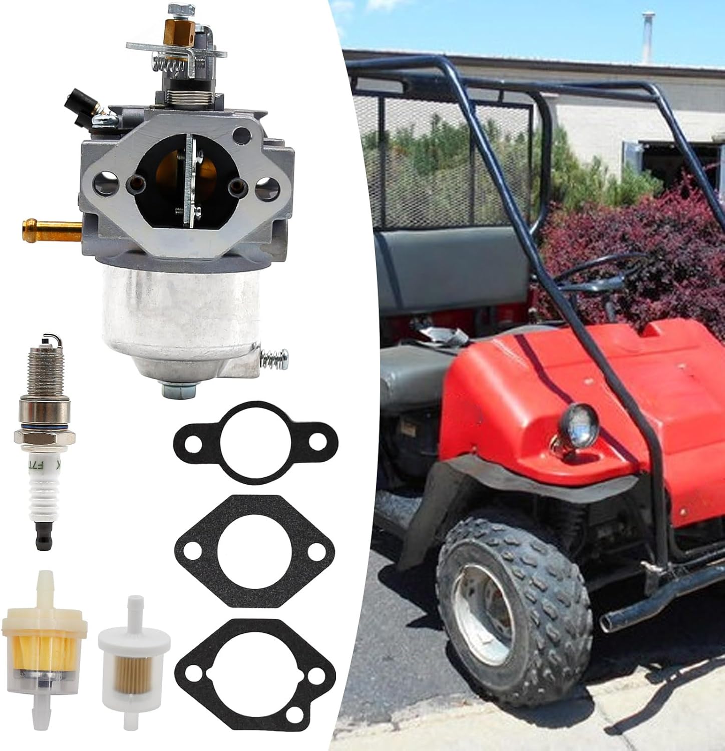 SYOWADA 15003-2178 Carburetor Replacement For Kawasaki Mule 500 Kaf300 1991-1995, Carb Repait Kit Replacement For 15003-2589 11009-2939