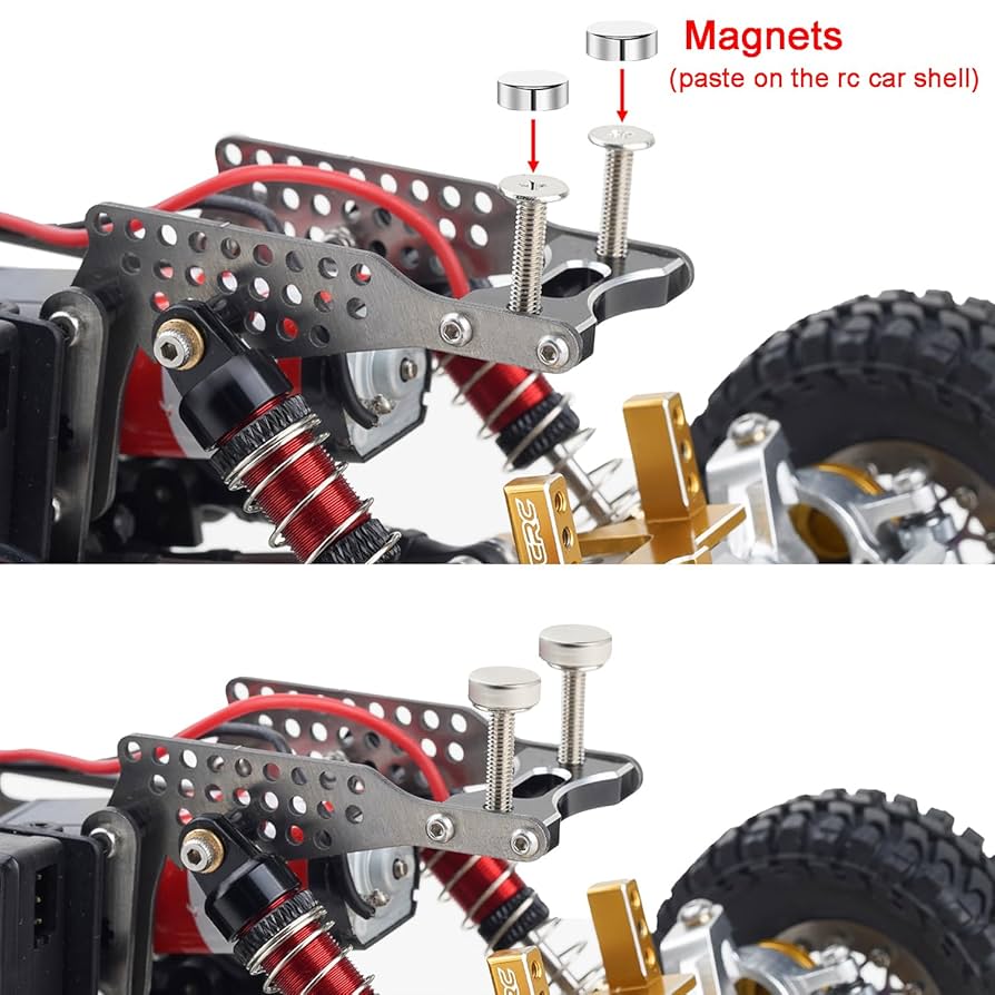 Amazon.com: TCRC GR5 Titanium LCG Chassis Kit Frame Rail for