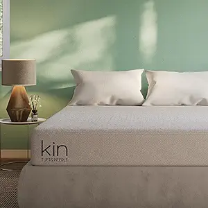 Tuft & Needle Kin Medium Plush 10" Full Hybrid Mattress, Cooling, Pressure Relief, and Individually-Wrapped Coils, 100 Night Trial, Fiberglass-Free, CertiPUR-US, 10-Year Limited Warranty