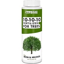 Liquid 10-10-10 Fertilizer for Trees and Shrubs Balanced NPK Plus Iron and Micros for Stronger Growth and Healthy Roots, 8 oz