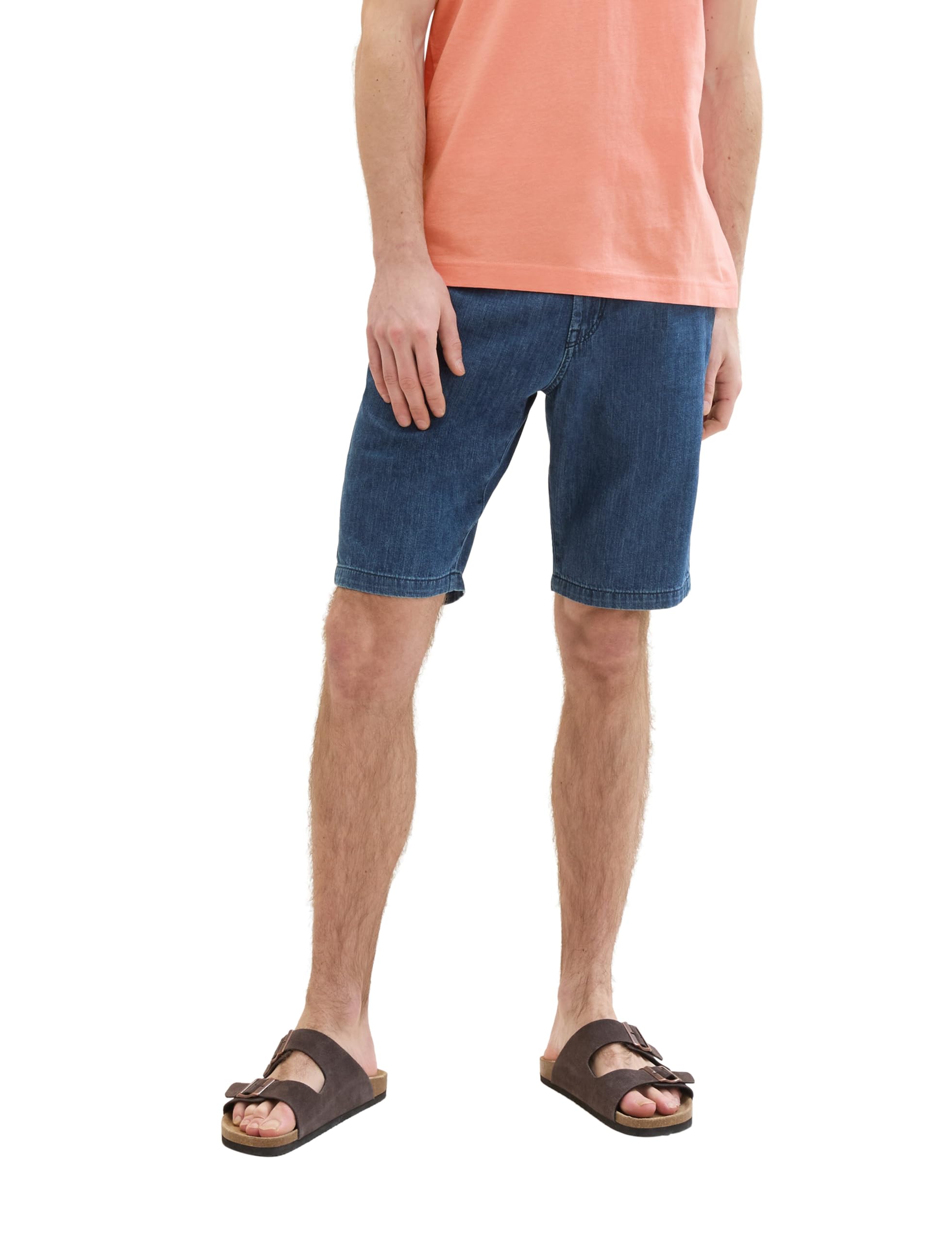 TOM TAILOR Herren Josh Regular Denim Shorts