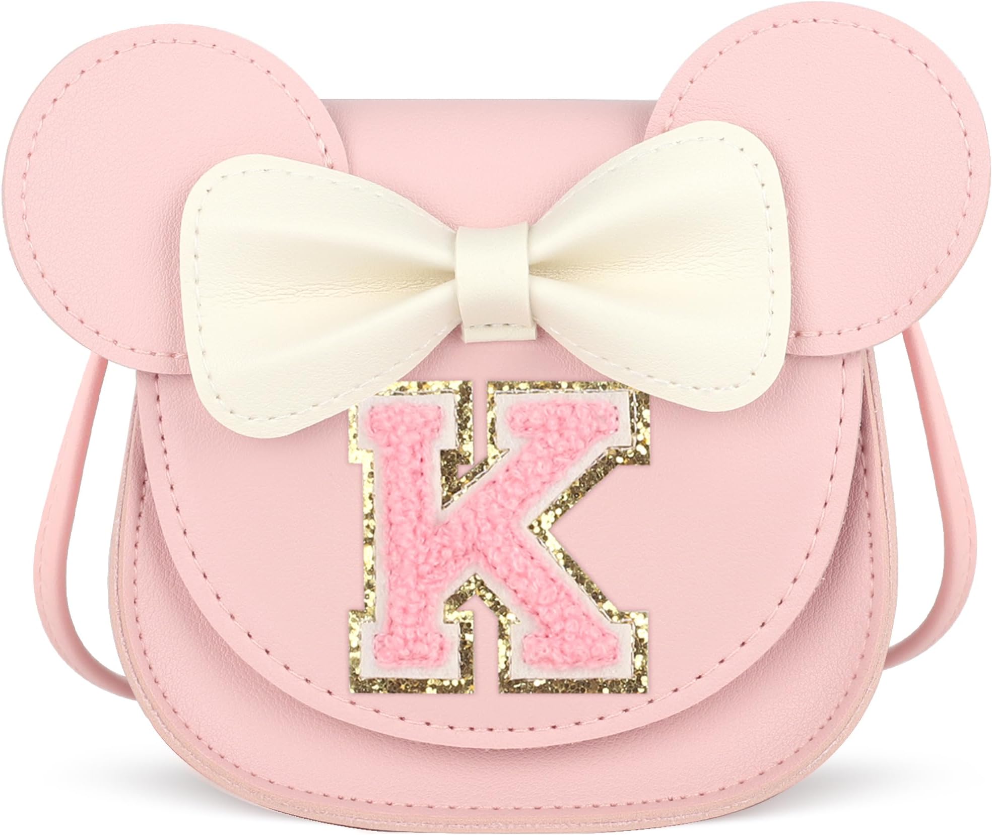 ONECOCOA Toddler Purse Gifts for Girls, Little Girl Purse Kids Wallet Crossbody Bag Birthday Gifts for 3-8 Year Old Girl, Pink, K