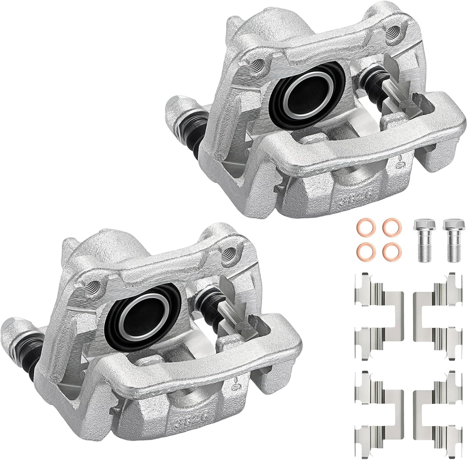 Rear Brake Caliper Assembly Replaces for 19-B2674 19-B2675, Compatible with Acura MDX 2001-2006 3.5L V6, Compatible with Honda Pilot 2003-2008 3.5L V6, GAS