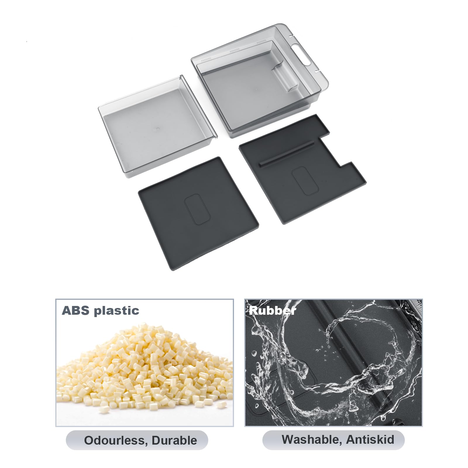 SKTU Organizer per Console Centrale, Accessorio per Tesla Model 3 Highland 2024-2026 e Y Juniper 2025 2026, Contenitore a Doppio Strato con Imbottitura per Tesla Juniper Highland Accessories