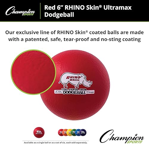 Miniatura 5 de Champion Sports Rhino Skin Ultramax Dodgeballs