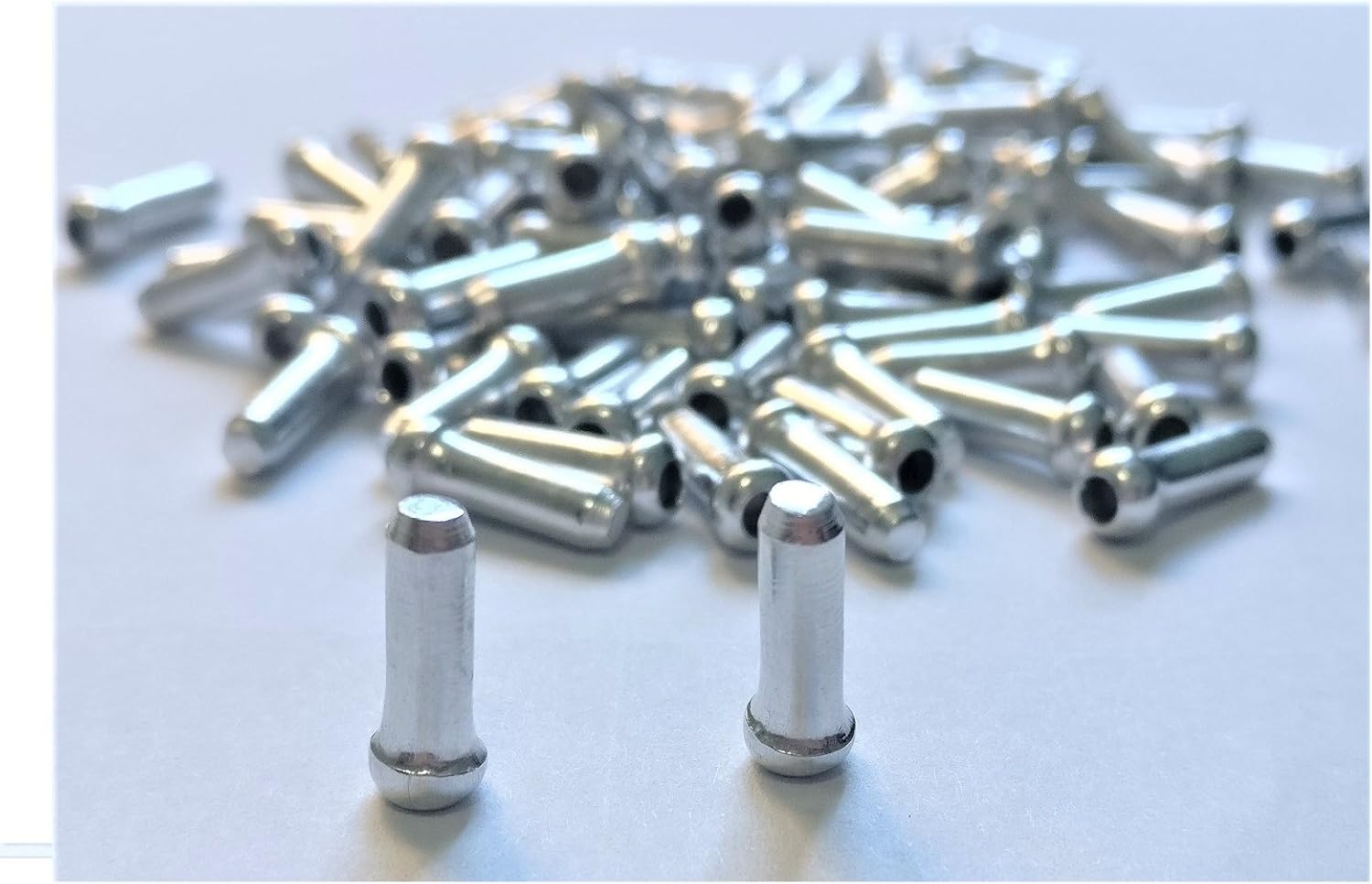 Fontee Cable end tidy brake, 100 Pcs Alloy Road Mountain Bicycle Bike