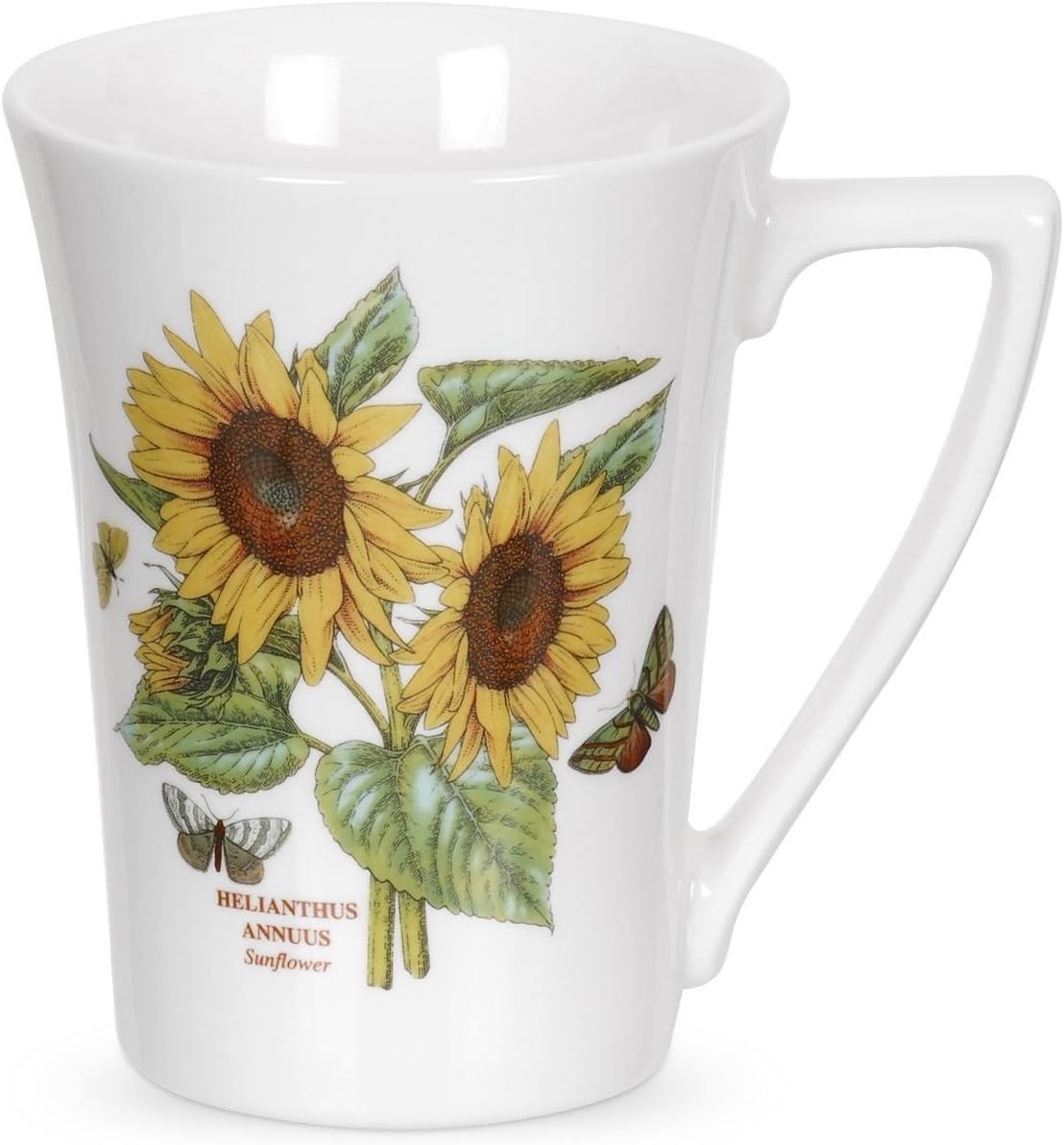 Portmeirion Botanic Garden Mandarin Mug, Sunflower Motif, Set of 6