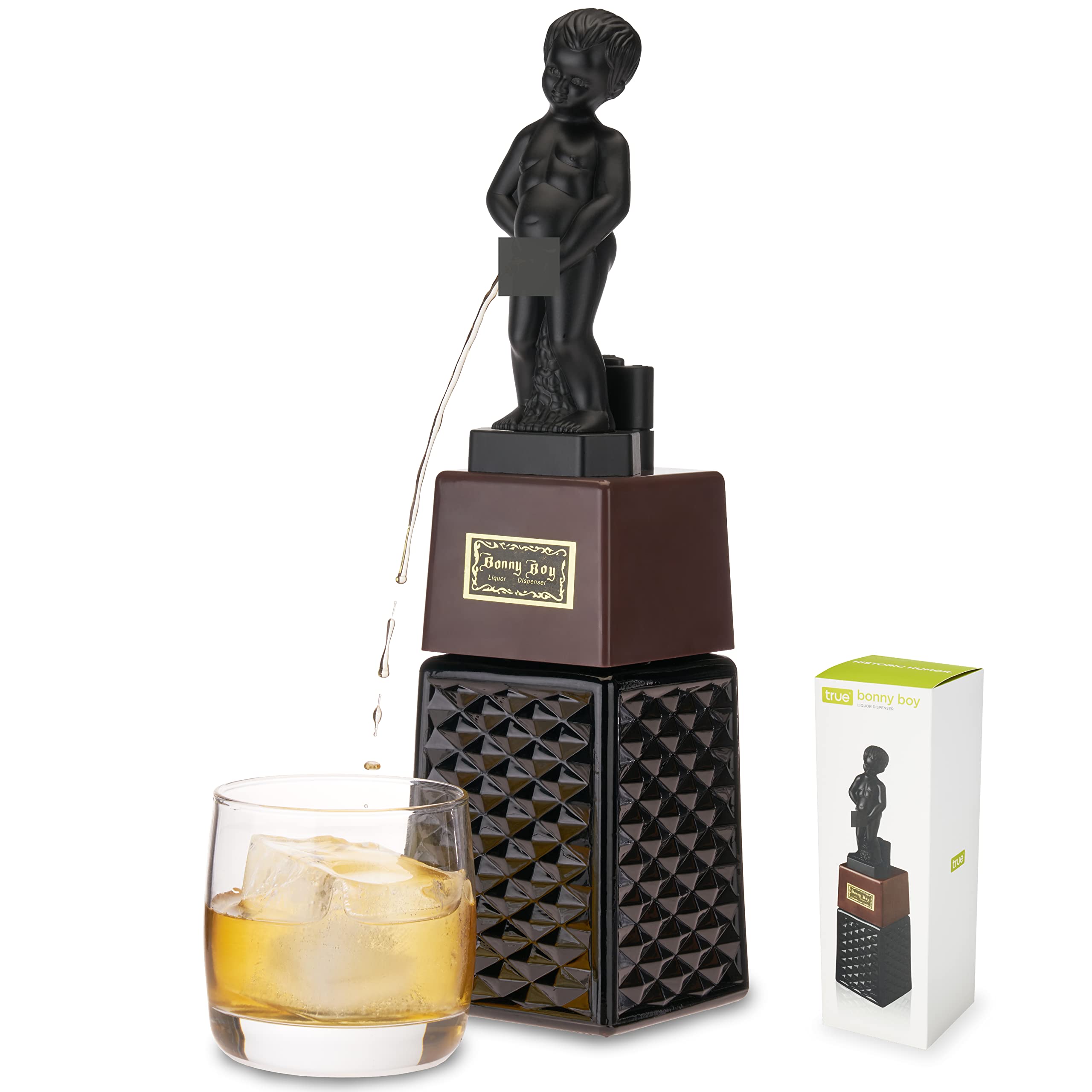 True Bonny Boy Liquor Gag Gifts, 16 oz Beverage, Wine, Beer, Whiskey, Vodka, Gin, Drink Dispenser - Bonny Boy