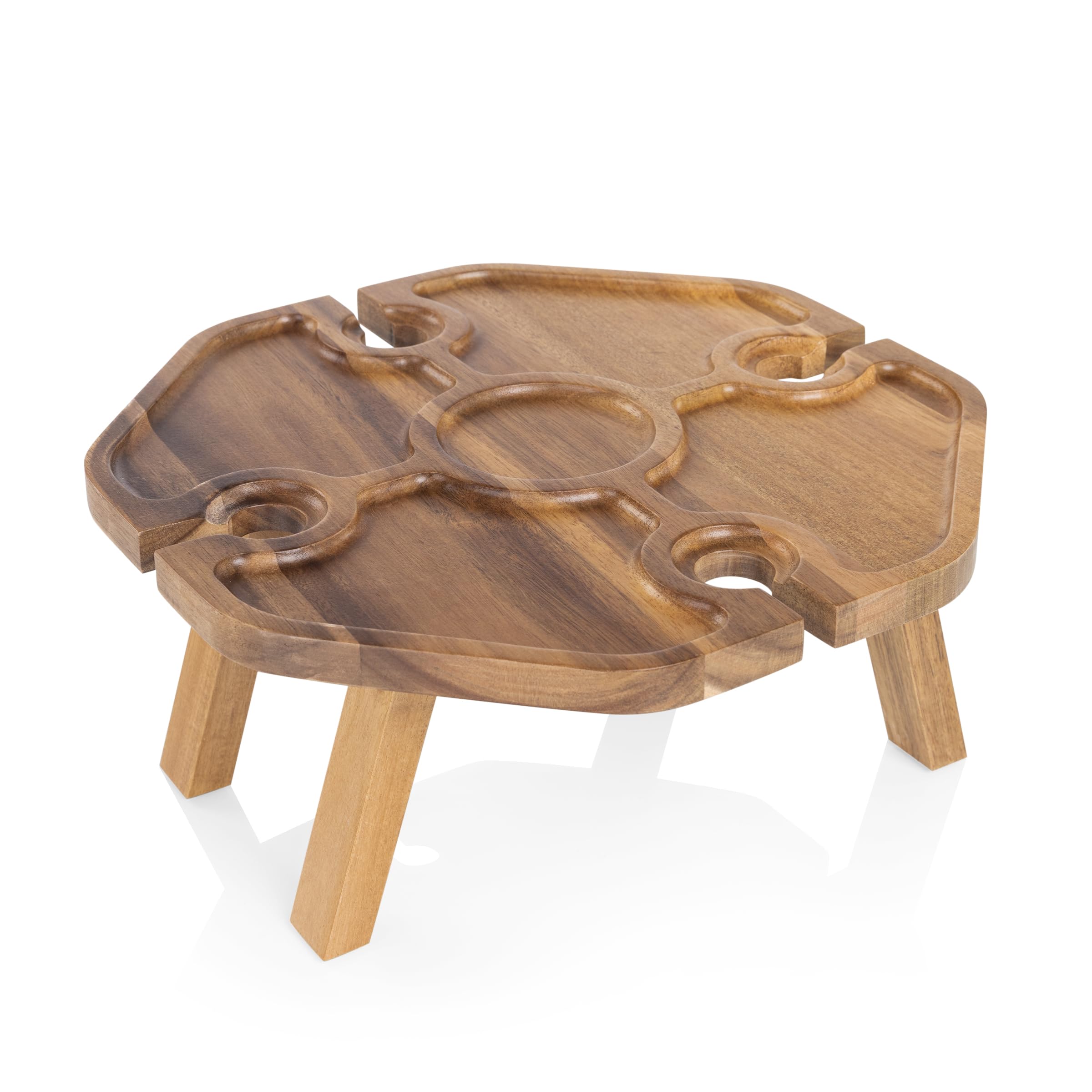 Amazon.com: Picnic TIME Mesavino Wine Picnic Table for Charcuterie
