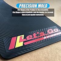 Vista 104 de Universal Mud Flaps Fits Most SUVs/MPVs, Not Full-Size SUVs- Standard Size 4-Piece Soft Glue Fenders Splash Guards Set, Heavy Duty Flexible