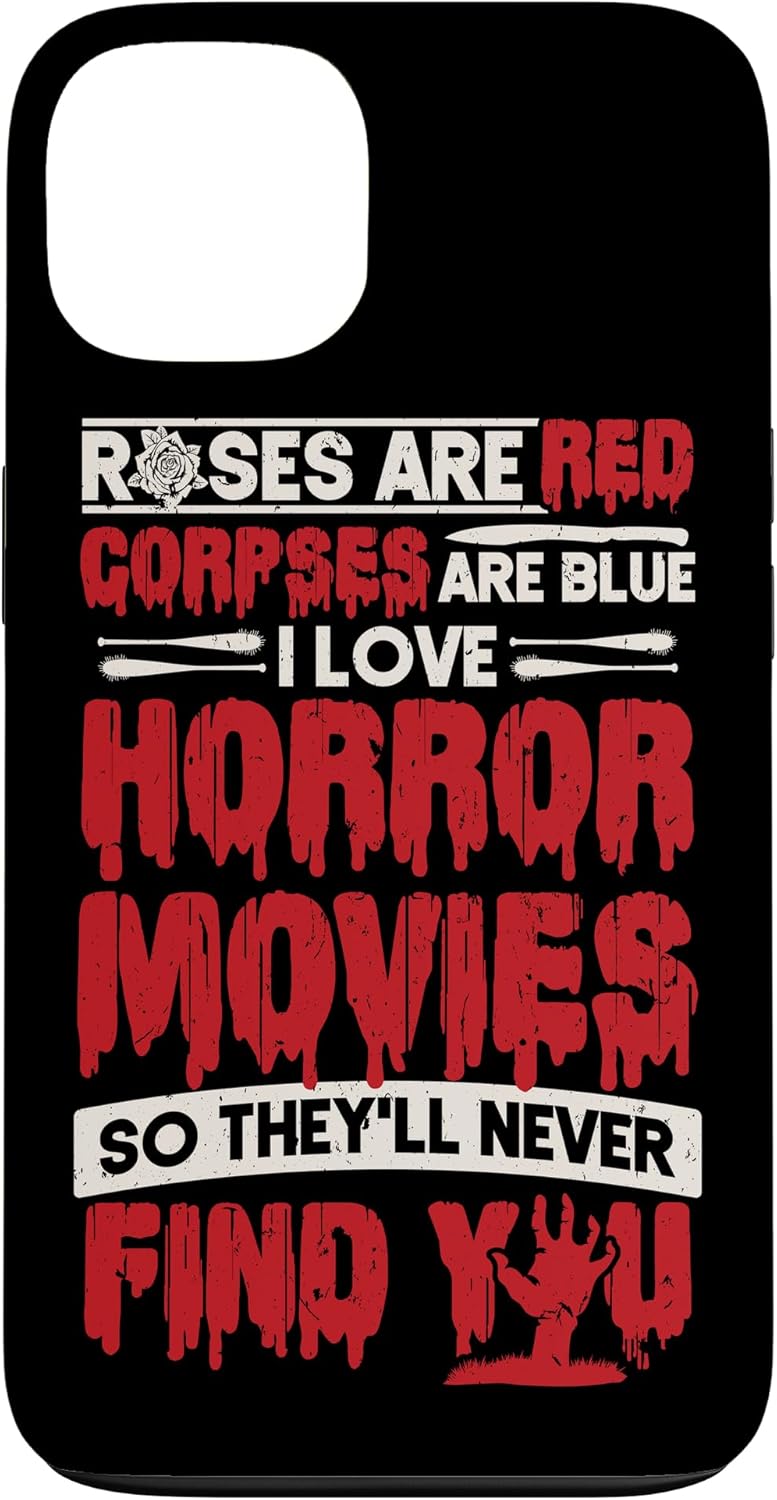 Scary Horror Movie I Love Horror Movies Case for iPhone 13