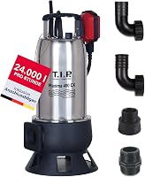 Pompă submersibilă pentru apă murdară T.I.P. Maxima 400 SX din oțel inoxidabil – 24 000 l/h, dimensiune particule 35 mm – 30140 1