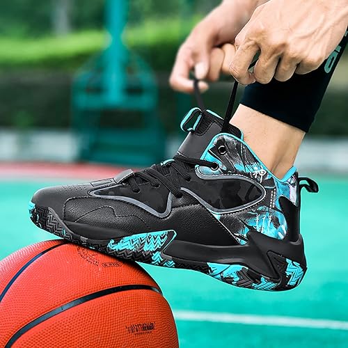 Miniatura 6 de CJSPORX - Tenis de baloncesto para hombre, transpirables, antideslizantes, para correr