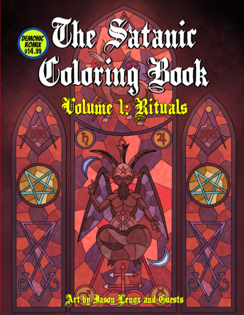 The Satanic Coloring Book, Volume 1: Rituals: Komix, Demonic ...