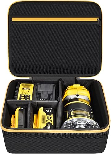 Miniatura 1 de Funda de herramientas compatible con DEWALT 20V Max XR (DCW600B)/para Makita XTR01Z 18V LXT router inalámbrico de iones de litio, soporte de