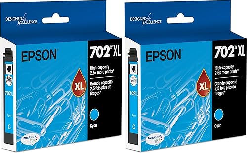 Miniatura 39 de Epson T702XL120 DURABrite cartucho de tinta de capacidad ultra-alta, Negro Negro -,Magenta,Paquete combinado negro y color.,Cian,Amarillo