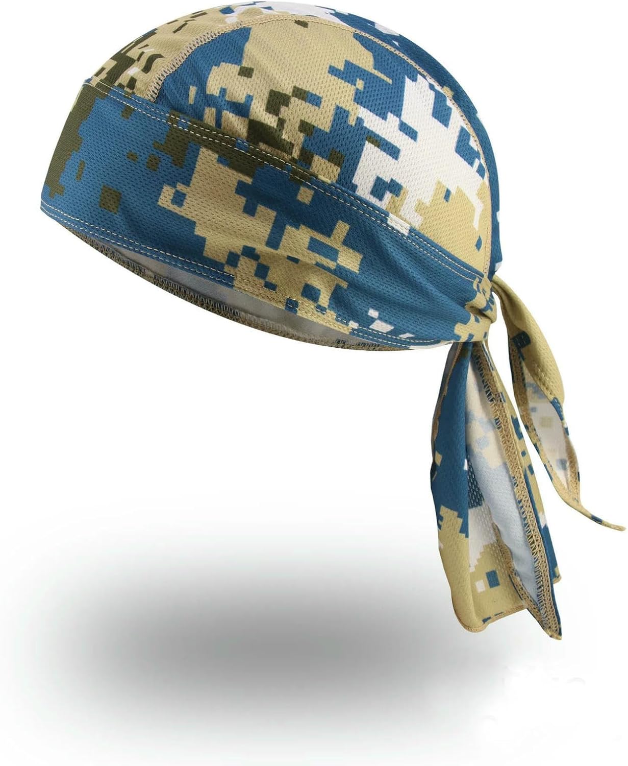 2 Pcs Men Women Summer Headscarf Cycling Cap Sun Protection Camouflage Fishing Hiking Sport Running Bandana